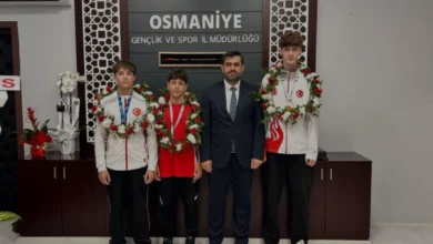 Osmaniyeli sporcular uluslararası şampiyonalardan madalyalarla döndü