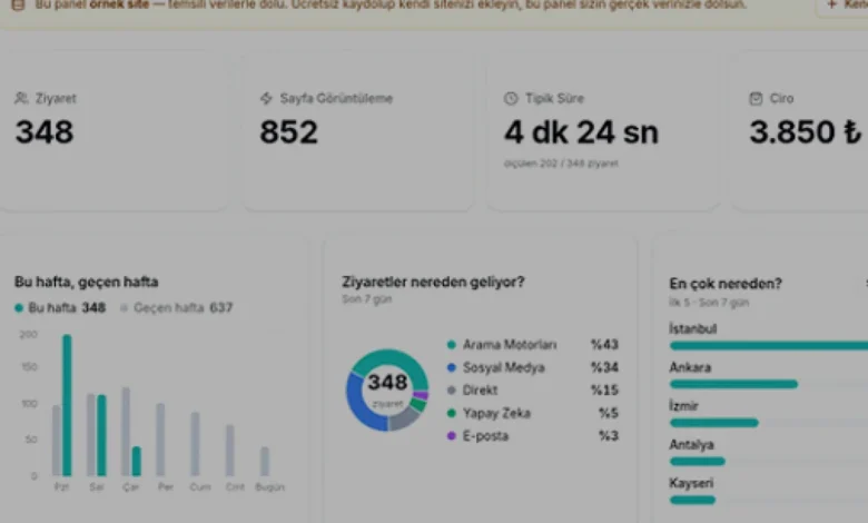 Yerli Web Analitiği Aracı Rasadi ile Karmaşık Verilere Pratik Çözüm